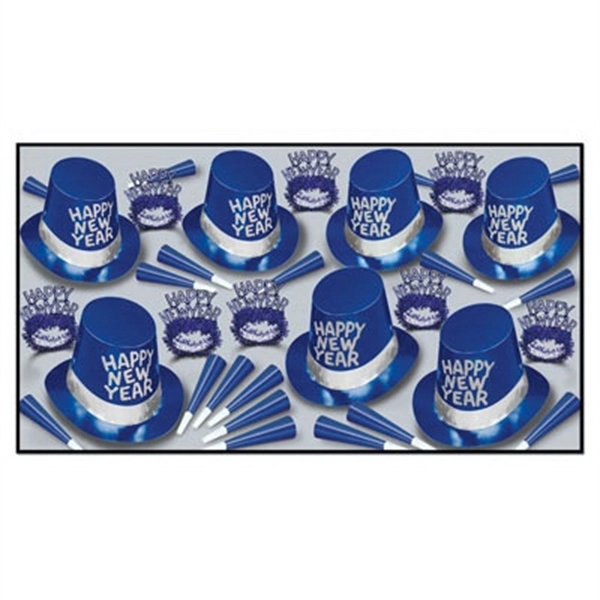 Blue Ice Assortment, New Years Eve Party Kit for 50 - Blue Ice Assortment, New Years Eve Party Kit for 50 - Image 0 of 2