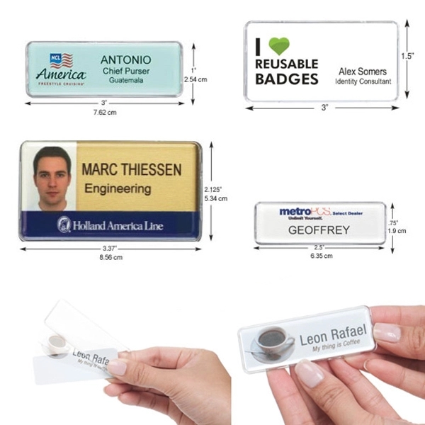 Reusable Name Badges Rectangle - Reusable Name Badges Rectangle - Image 0 of 0