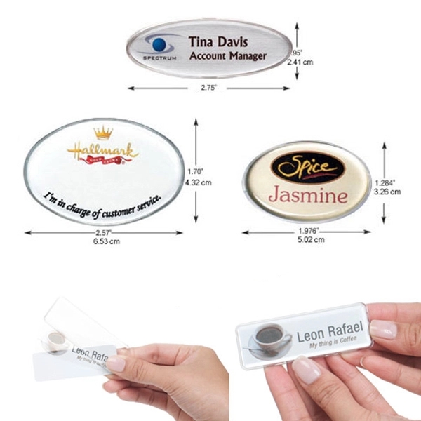 Reusable Name Badges Oval - Reusable Name Badges Oval - Image 0 of 0