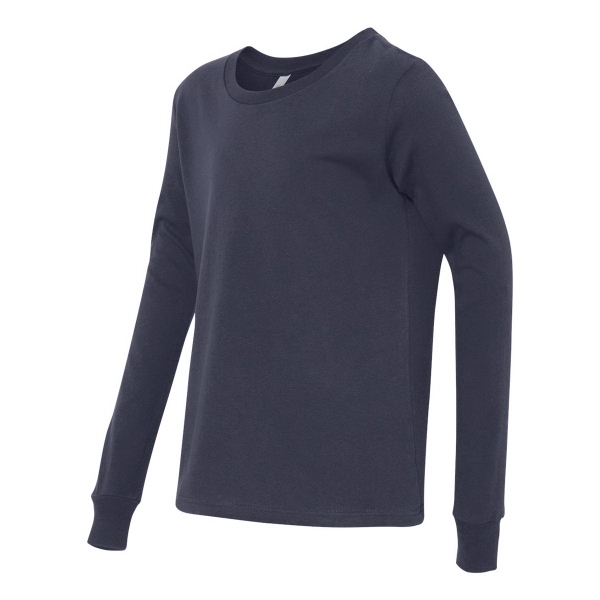 BELLA + CANVAS Youth Jersey Long Sleeve Tee - BELLA + CANVAS Youth Jersey Long Sleeve Tee - Image 4 of 54