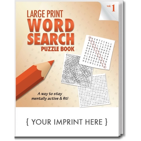 Large Print Word Search Puzzle Book - Volume 1 - Large Print Word Search Puzzle Book - Volume 1 - Image 0 of 2