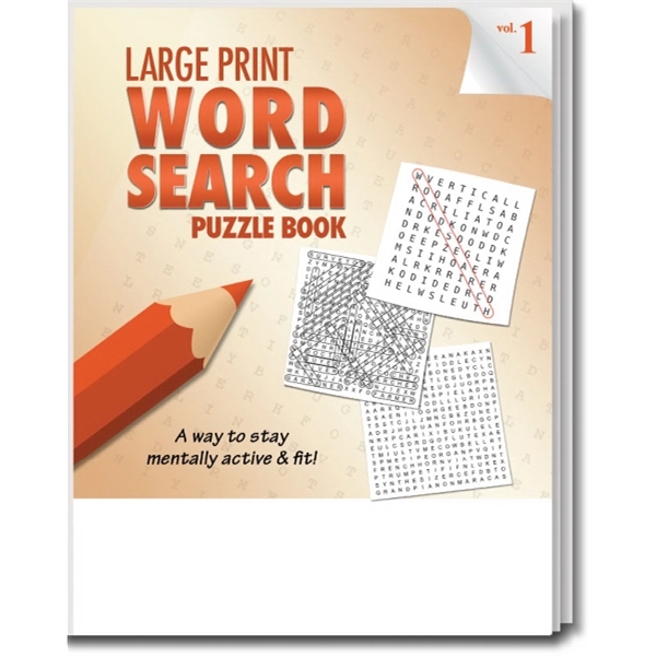 Large Print Word Search Puzzle Book - Volume 1 - Large Print Word Search Puzzle Book - Volume 1 - Image 1 of 2