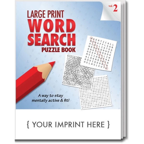 Large Print Word Search Puzzle Book - Volume 2 - Large Print Word Search Puzzle Book - Volume 2 - Image 0 of 1