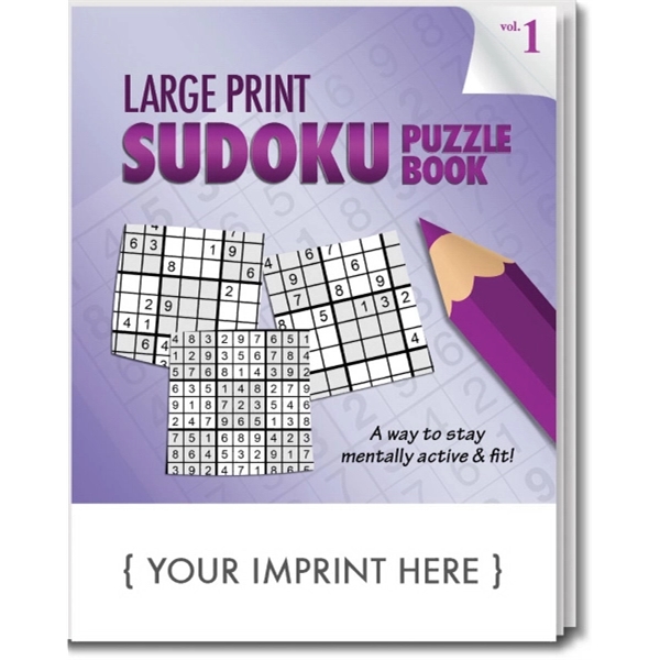 Standard Large Print Sudoku Puzzle Book - Volume 1 - Standard Large Print Sudoku Puzzle Book - Volume 1 - Image 0 of 3