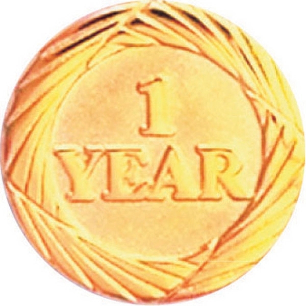 1 Year Service Lapel Pin - 1 Year Service Lapel Pin - Image 0 of 0