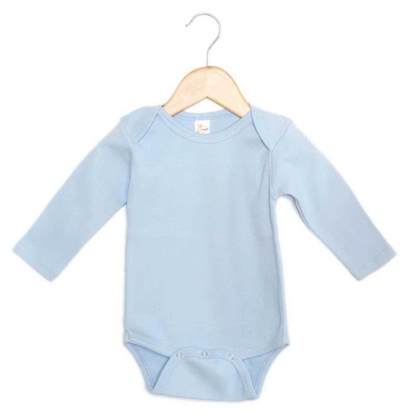 Baby Long Sleeve Bodysuit Pastel- Laughing Giraffe® - Baby Long Sleeve Bodysuit Pastel- Laughing Giraffe® - Image 2 of 3