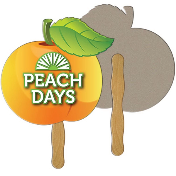 Peach Recycled Hand Fan - Peach Recycled Hand Fan - Image 0 of 0