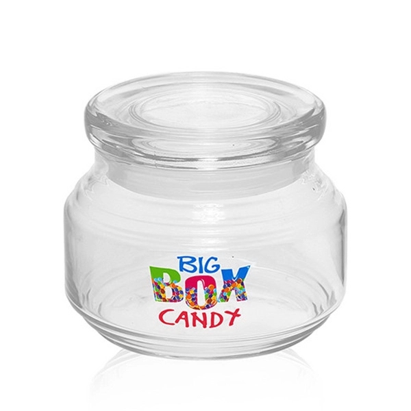 Sweejar Large Glass Candy Jars with Wooden Lids, 1.2 Gallon Glass