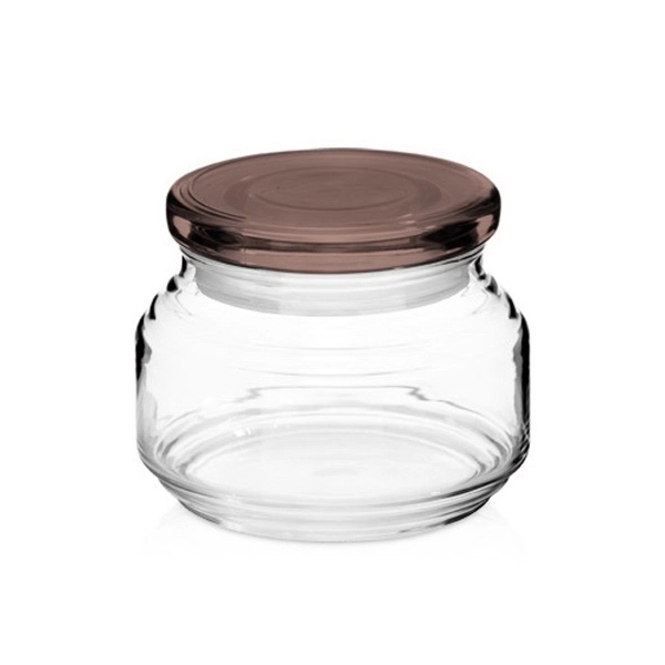 22 oz. Candy Jars with Hinged Wood Lids