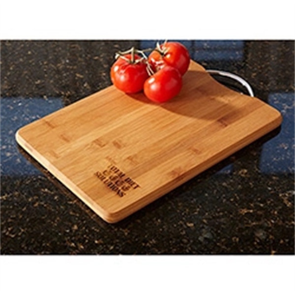 Bamboo Cutting Board with Handle - Bamboo Cutting Board with Handle - Image 0 of 1