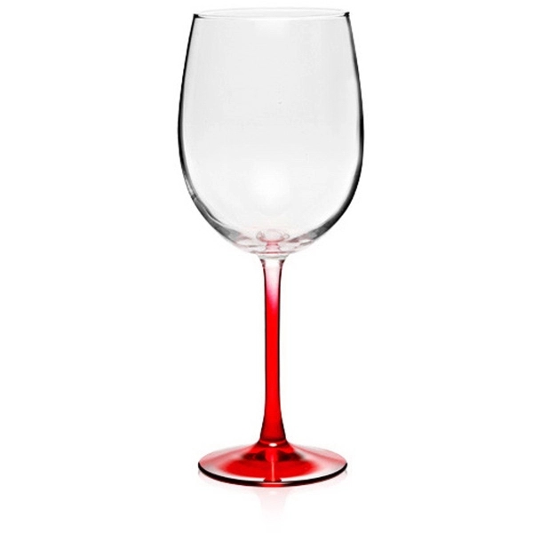 AYZ 17004 16 oz. Hand-made Wine Glass with Diagonal Opening - 24/Case