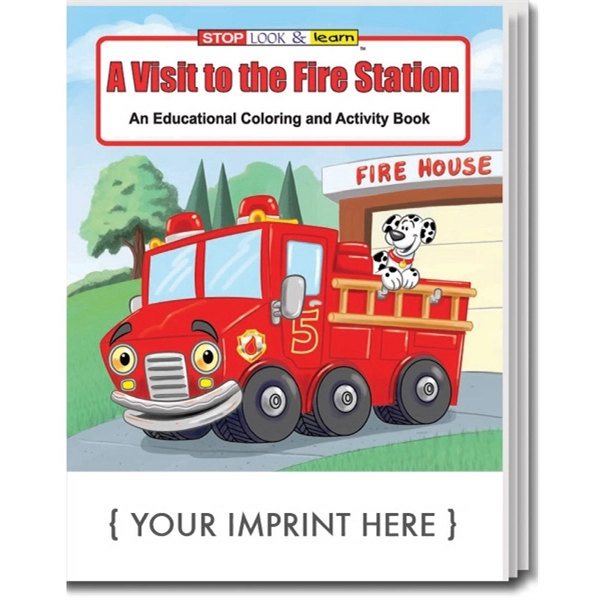 A Visit to the Fire Station Coloring and Activity Book - A Visit to the Fire Station Coloring and Activity Book - Image 0 of 2