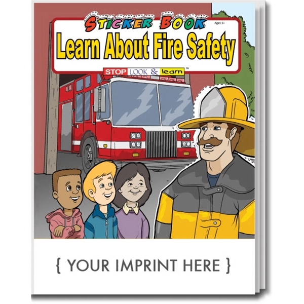 Learn About Fire Safety Sticker Book - Learn About Fire Safety Sticker Book - Image 0 of 1