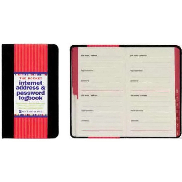 The Pocket Internet Address & Password Logbook - The Pocket Internet Address & Password Logbook - Image 0 of 3