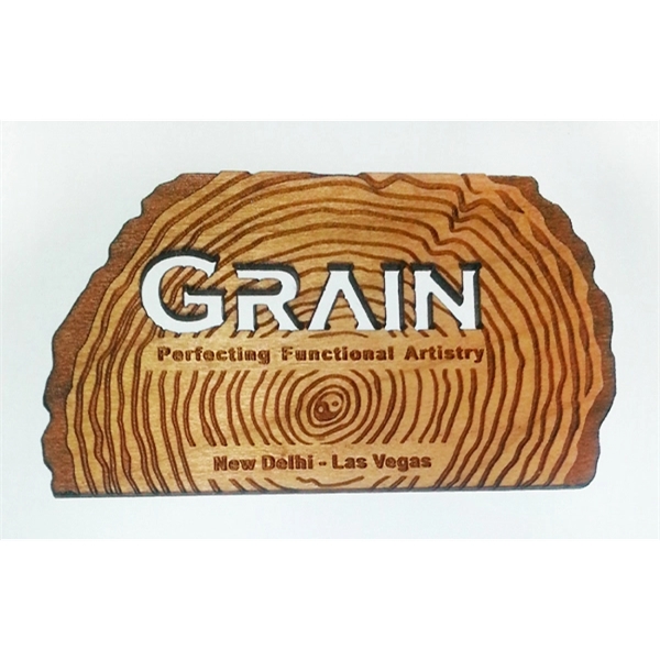 2" x 3.5" - Hardwood Business Cards - Customized Shapes - 2" x 3.5" - Hardwood Business Cards - Customized Shapes - Image 0 of 4