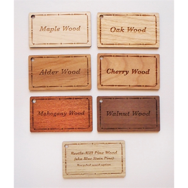 2" x 3.5" - Hardwood Business Cards - Customized Shapes - 2" x 3.5" - Hardwood Business Cards - Customized Shapes - Image 4 of 4