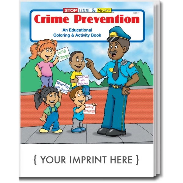 Crime Prevention Coloring and Activity Book - Crime Prevention Coloring and Activity Book - Image 0 of 2