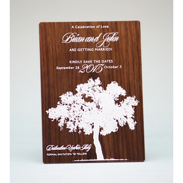 4.5" x 6" - Hardwood Cards - Invitations - A6 - 4.5" x 6" - Hardwood Cards - Invitations - A6 - Image 0 of 5