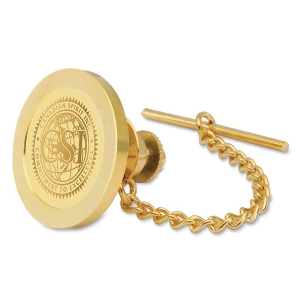 Lapel Pin with Button Chain - Lapel Pin with Button Chain - Image 0 of 1