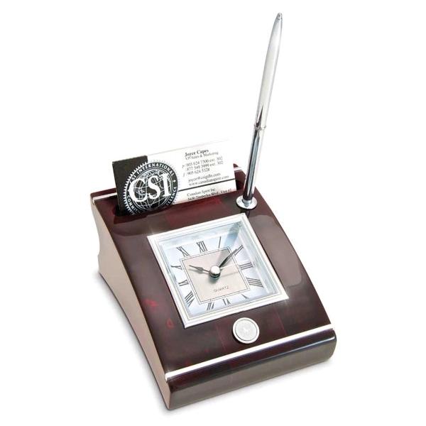 Desk Clock/Card Holder - Desk Clock/Card Holder - Image 0 of 0