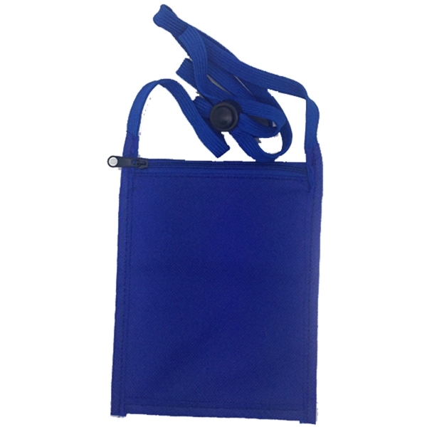 Standard Event Pouch w/ back zipper and 3/8" Lanyard - Standard Event Pouch w/ back zipper and 3/8" Lanyard - Image 1 of 6