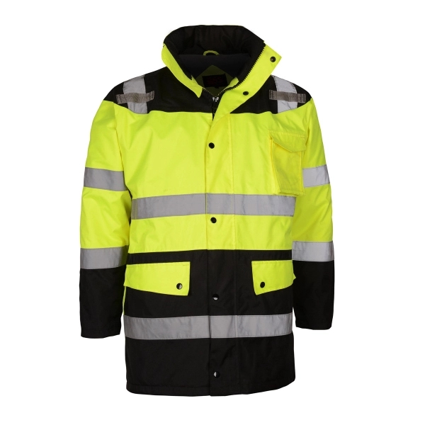 Waterproof Quilt-Liner Safety Parka / Fleece Liner - Lime