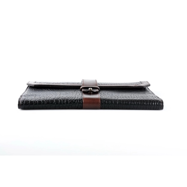 Buffalo Padfolio - Onyx with Walnut Vachetta Trim - Buffalo Padfolio - Onyx with Walnut Vachetta Trim - Image 4 of 9