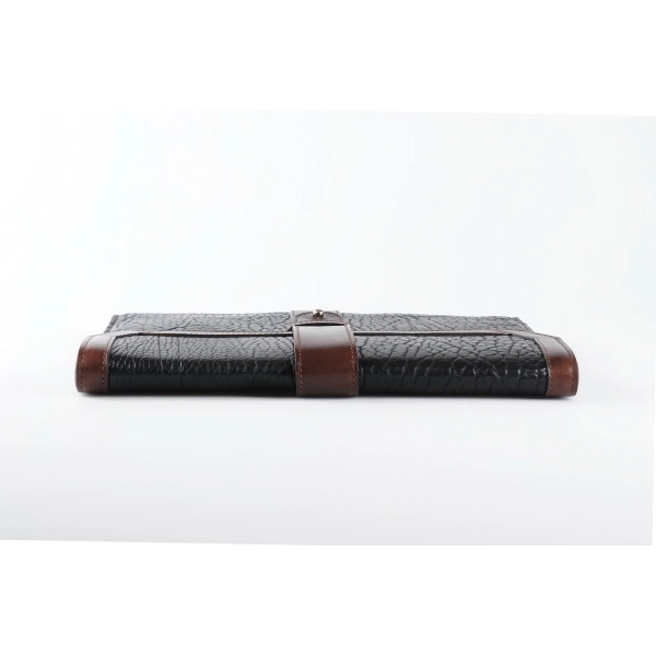 Buffalo Padfolio - Onyx with Walnut Vachetta Trim - Buffalo Padfolio - Onyx with Walnut Vachetta Trim - Image 5 of 9