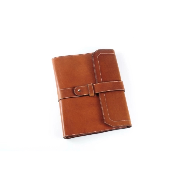 Vachetta Leather Large Padfolio - Terra - Vachetta Leather Large Padfolio - Terra - Image 1 of 10