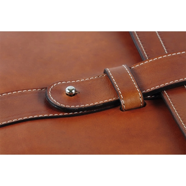 Vachetta Leather Large Padfolio - Terra - Vachetta Leather Large Padfolio - Terra - Image 7 of 10