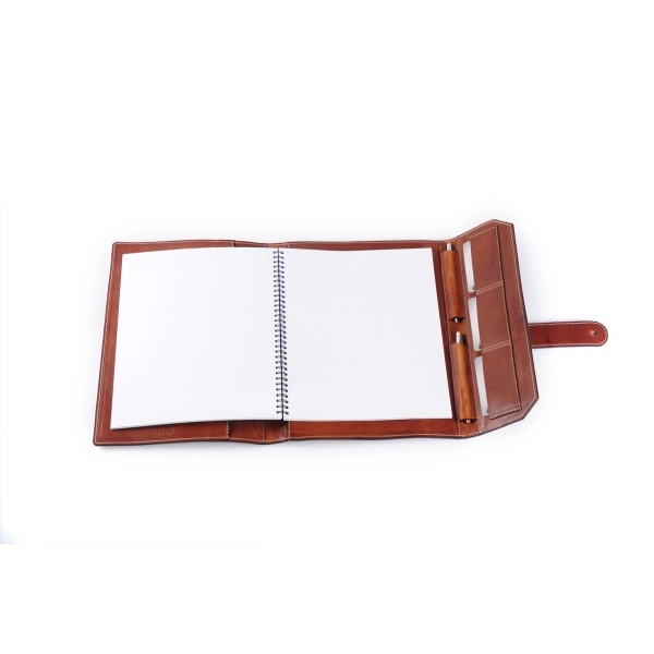 Vachetta Leather Large Padfolio - Terra - Vachetta Leather Large Padfolio - Terra - Image 8 of 10