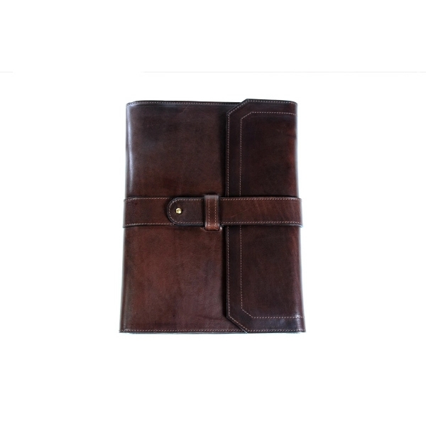 Vachetta Large Leather Padfolio - Walnut - Vachetta Large Leather Padfolio - Walnut - Image 2 of 13