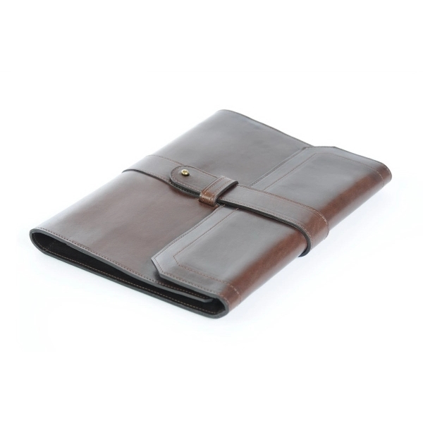 Vachetta Large Leather Padfolio - Walnut - Vachetta Large Leather Padfolio - Walnut - Image 1 of 13