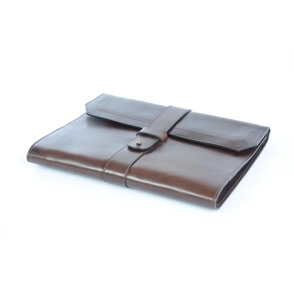 Vachetta Large Leather Padfolio - Walnut - Vachetta Large Leather Padfolio - Walnut - Image 7 of 13
