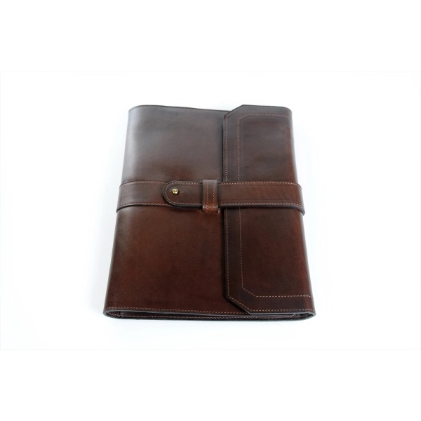 Vachetta Large Leather Padfolio - Walnut - Vachetta Large Leather Padfolio - Walnut - Image 8 of 13
