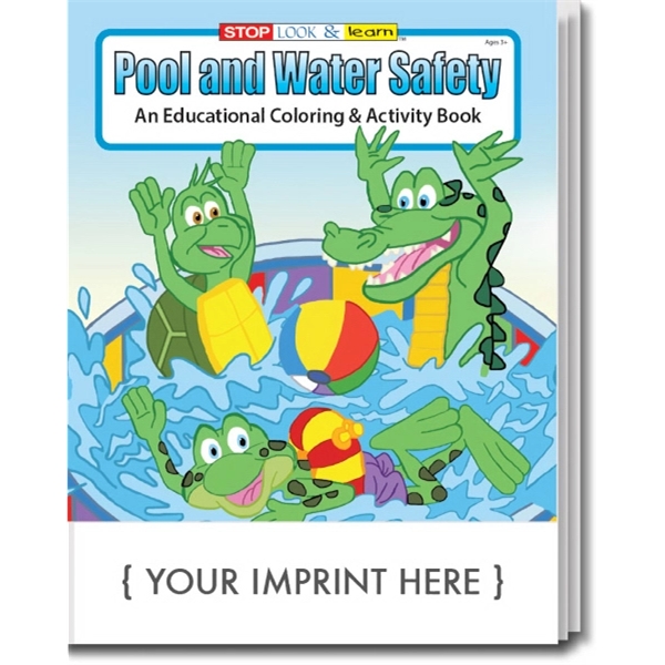 Pool and Water Safety Coloring Book - Pool and Water Safety Coloring Book - Image 0 of 2
