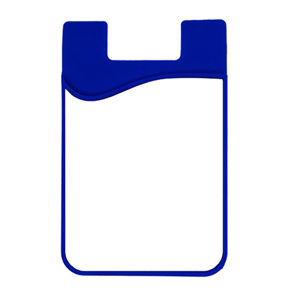 Silicone Cell Phone Wallet with Screen Cleaner - Silicone Cell Phone Wallet with Screen Cleaner - Image 2 of 11