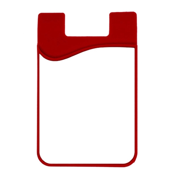 Silicone Cell Phone Wallet with Screen Cleaner - Silicone Cell Phone Wallet with Screen Cleaner - Image 5 of 11