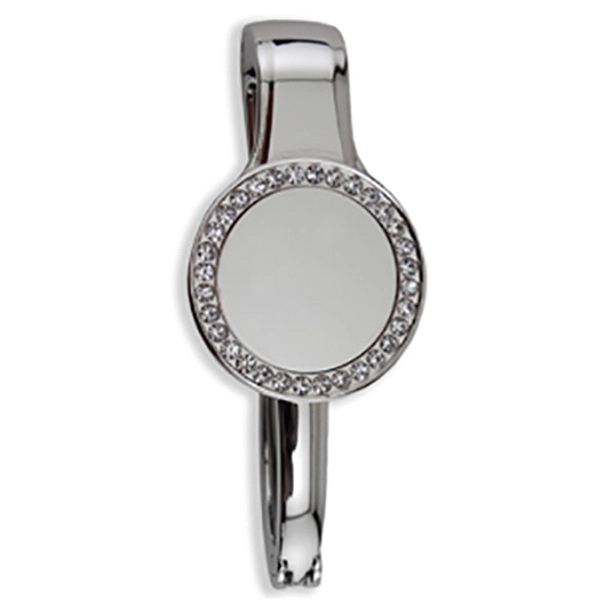 Safe Key-Pur Bag Hanger with Bling - Safe Key-Pur Bag Hanger with Bling - Image 1 of 4