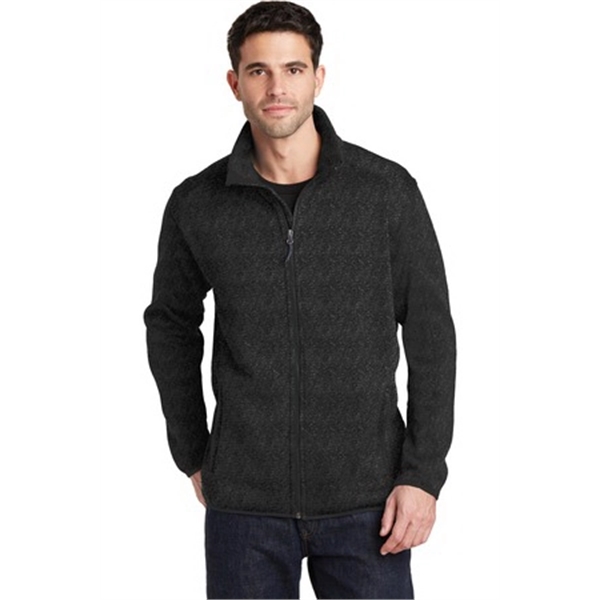 Port Authority Sweater Fleece Jacket. - Port Authority Sweater Fleece Jacket. - Image 0 of 30