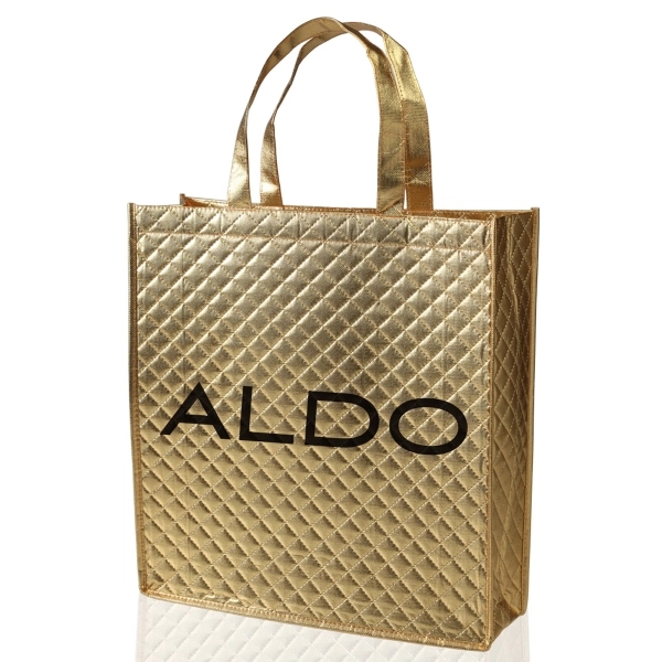 Laminated Non-Woven Tote Bags - Laminated Non-Woven Tote Bags - Image 1 of 10