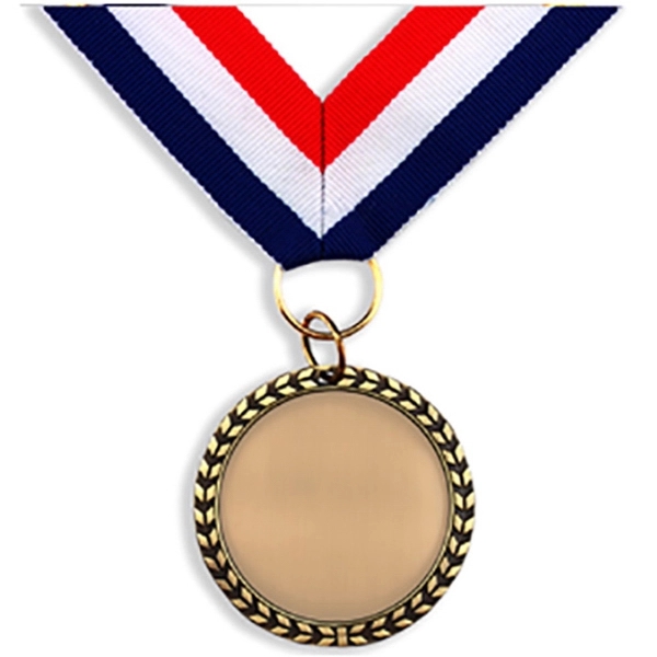 Custom 1.75" Speed Medal w/ Full Color Imprint
