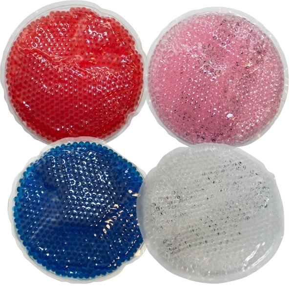 Logo Small Round Gel Beads Hot or Cold Packs