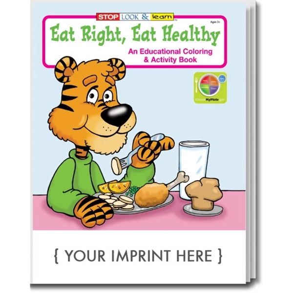 Eat Right & Healthy Coloring and Activity Book - Eat Right & Healthy Coloring and Activity Book - Image 0 of 2