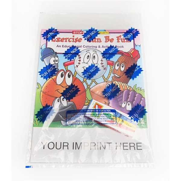 Exercise Can Be Fun Coloring and Activity Book Fun-Pack - Exercise Can Be Fun Coloring and Activity Book Fun-Pack - Image 0 of 3