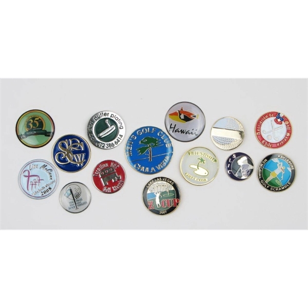 1/2 inch custom die struck golf ball marker - 1/2 inch custom die struck golf ball marker - Image 0 of 4