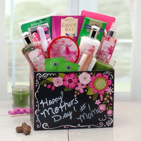Happy Mother's Day Spa Gift Box with Exotic Lily