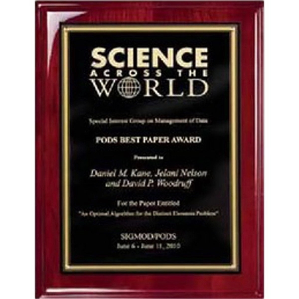 Rosewood Plaque - Rosewood Plaque - Image 0 of 1