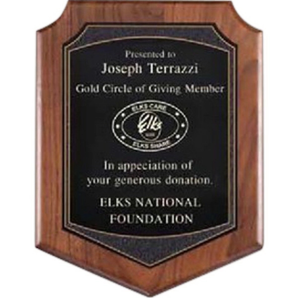 Walnut Plaque - Walnut Plaque - Image 0 of 1