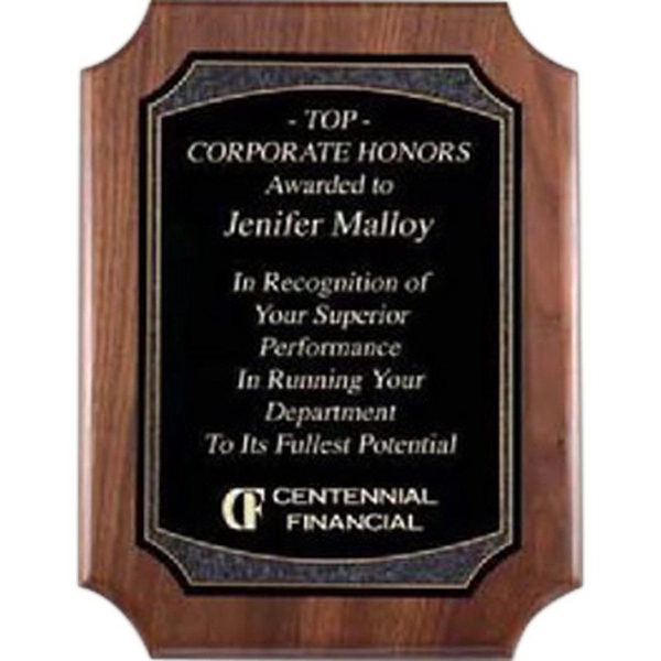 Walnut Plaque - Walnut Plaque - Image 0 of 1